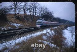 Sl80 Original slide 1956 Red Kodachrome New York Central New Aerotrain 544a