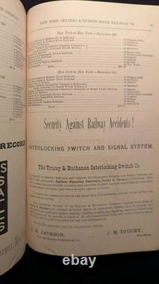 Summer Excursion Routes New York Central And Hudson River Railroad 1880