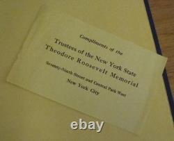THEODORE ROOSEVELT MEMORIAL HALL Dedication Jan 19, 1936 New York Central Park