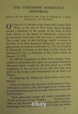 THEODORE ROOSEVELT MEMORIAL HALL Dedication Jan 19, 1936 New York Central Park
