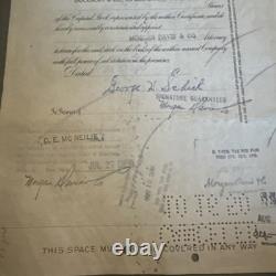 The New York Central Railroad Company Stock 20 Shares Cert. 1947 George Schick