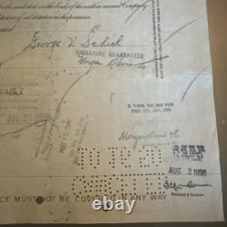 The New York Central Railroad Company Stock 20 Shares Cert. 1947 George Schick
