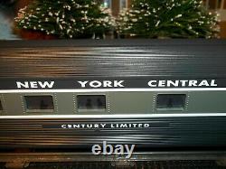 Trains williams new york central 72' streamliner 2 car passenger set