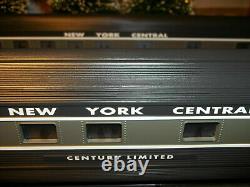 Trains williams new york central 72' streamliner 2 car passenger set