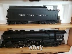 USA TRAINS DIECAST NEW YORK CENTRAL J1e 4-6-4 HUDSON #5344 with SOUND & WOOD CASE