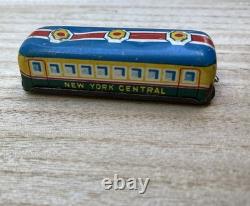 VTG Original Japan Tin Type Train Car New York Central 1940s Rare Lithographic