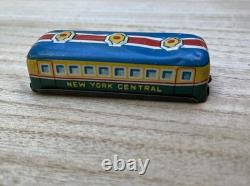 VTG Original Japan Tin Type Train Car New York Central 1940s Rare Lithographic
