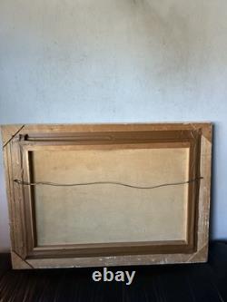 V Tagliarino Vintage Cityscape Landscape Oil Painting New York Central Park 1955