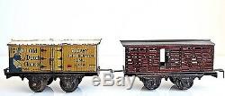 Vintage 1920's BING NEW YORK CENTRAL LINES Train Set Of Iron And Tin -Working