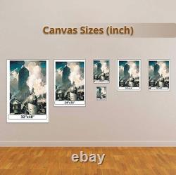 Vintage 1930s Travel Poster & Canvas New York Central System Wall Art Decor