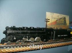 Vintage 1950 Marx Beautiful Original 333 Heavy Locomotive & Diecast Tender A+