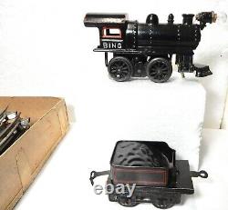 Vintage, Antique Bing -New York Central Steam Electric Passenger Train Set w Box