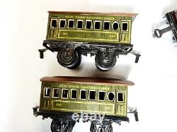 Vintage, Antique Bing -New York Central Steam Electric Passenger Train Set w Box