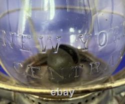 Vintage Dietz Vesta New York Central Railroad RR Cage Lantern Clear Globe USA