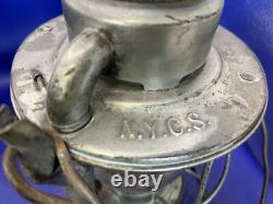 Vintage Dietz Vesta New York Central Railroad RR Cage Lantern Clear Globe USA