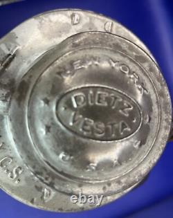 Vintage Dietz Vesta New York Central Railroad RR Cage Lantern Clear Globe USA