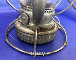 Vintage Dietz Vesta New York Central Railroad RR Cage Lantern Clear Globe USA