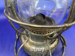 Vintage Dietz Vesta New York Central Railroad RR Cage Lantern Clear Globe USA