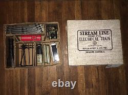 Vintage Marx #5942 Stream Line Steam Type Electric TRAIN SET W Box