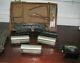 Vintage Marx Train Set New York Central Tin Litho Silver Cars In Box 1950s