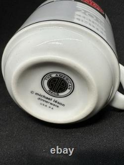 Vintage Michael Leson New York Central 20th Century Limited coffee mug