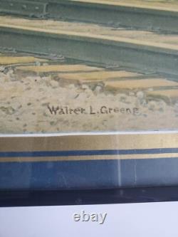 Vintage New York Central Hudson River Valley Train Railroad Travel Poster 24x20