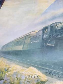 Vintage New York Central Hudson River Valley Train Railroad Travel Poster 24x20