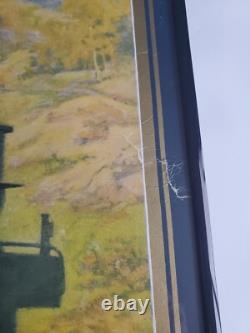 Vintage New York Central Hudson River Valley Train Railroad Travel Poster 24x20