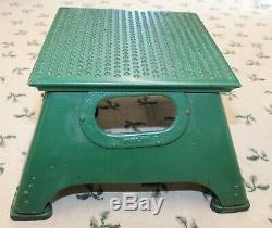 Vintage New York Central (NYC) Railroad Conductors Step Stool