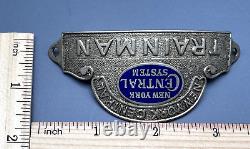 Vintage New York Central System Ny Central Trainman Hat Badge B46