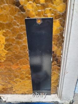 Vintage New York Central System Train Porcelain Sign Pay Toilet Railroad Station