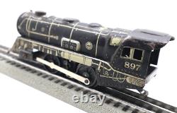 Vintage Rare Marx, O, New York Central, Train Engine Locomotive, #897, C-7 EX