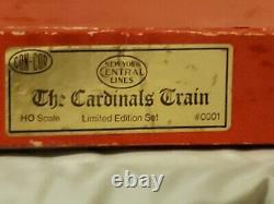 Vintage Rivarossi New York Central cardinal Passenger Train Set #0001 Lmtd Edit