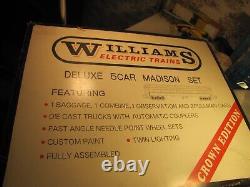 Vintage Williams New York Central 5 pc Passenger Set, Crown Edition box