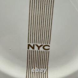 Vtg New York Central Railroad Nyc Syracuse China Mercury Pattern Plate 7 1/4