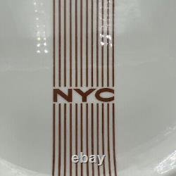 Vtg New York Central Railroad Nyc Syracuse China Mercury Pattern Plate 9.5 Euc