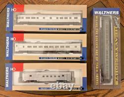 Walthers HO New York Central Passenger Car Lot 4 NOS Boxed Cars