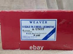 Weaver 6030 O New York Central FA-2 A-Unit Pwd Diesel Locomotive #1088