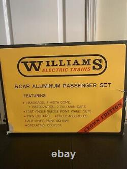 Williams #2801 New York Central 15 Aluminum 5 Car Passenger Set, New