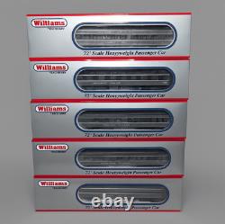 Williams #43358 New York Central 72' Scale Heavyweight Passenger 4-Car Set READ