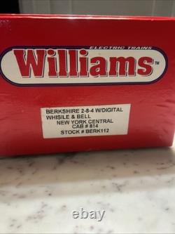 Williams #BERK112 O Gauge Berkshire2-8-4 New York Central Locomotive & Tender