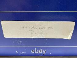 Williams Crown Edition 4308 New York Central F-7 AA diesel set EX cond FAST SHIP