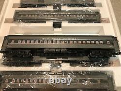 Williams Crown Edition 80 Ft. New York Central Passenger Car Set in Ecx. Condition