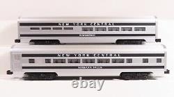 Williams LL1034AO New York Central 60' Aluminum Luxury Liners 2 Car add-on LN
