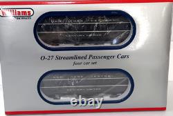 Williams O Ga Ny Central Rr Streamlined 4-passenger Car Set #43253 New
