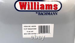 Williams O Ga Ny Central Rr Streamlined 4-passenger Car Set #43253 New