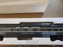 Williams O Scale NYC Century Limited 5 Car Set NEW IN BOX SHIPPING BOX