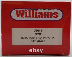 Williams U1011 O Gauge New York Central Diesel Locomotive #2441 LN/Box