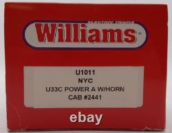 Williams U1011 O Gauge New York Central Diesel Locomotive #2441 LN/Box