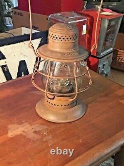 Antique Dietz No. 6 Bellbottom New York Central Railroad Lantern Original